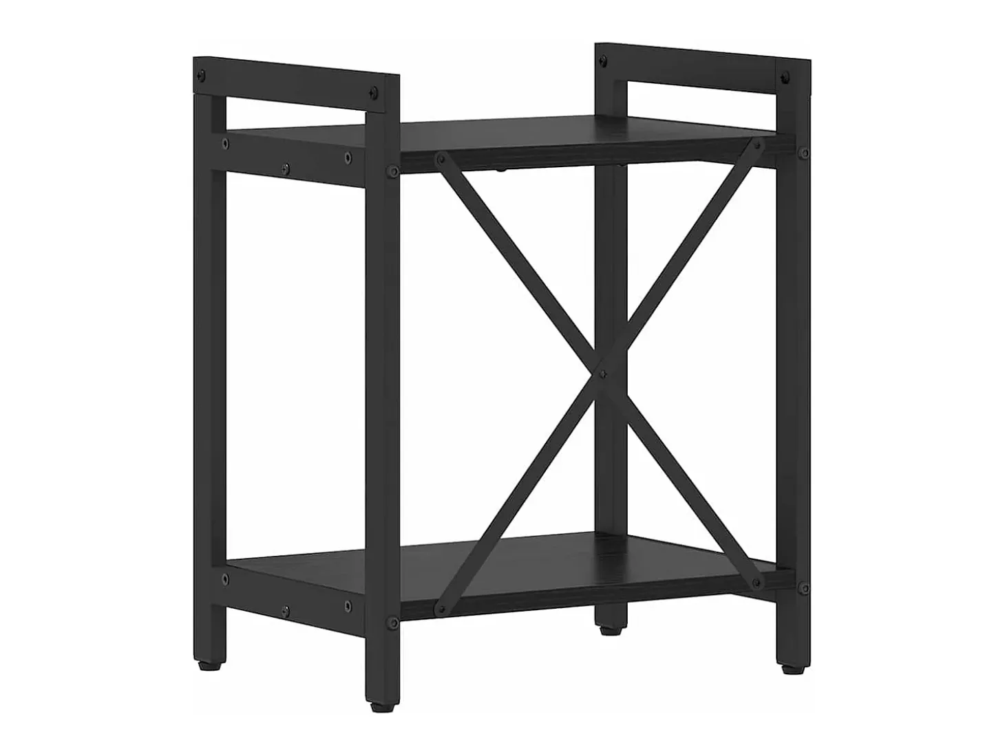 Estantería Roble negro 40 x 30 x 48.5 cm Madera contrachapada