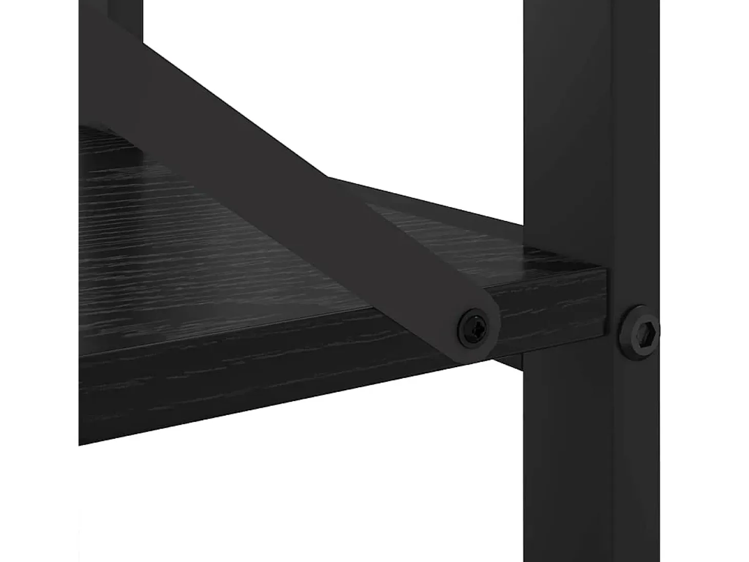 Estantería Roble negro 80 x 30 x 83 cm Madera contrachapada