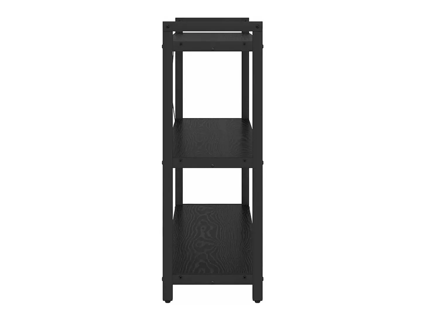 Estantería Roble negro 80 x 30 x 83 cm Madera contrachapada