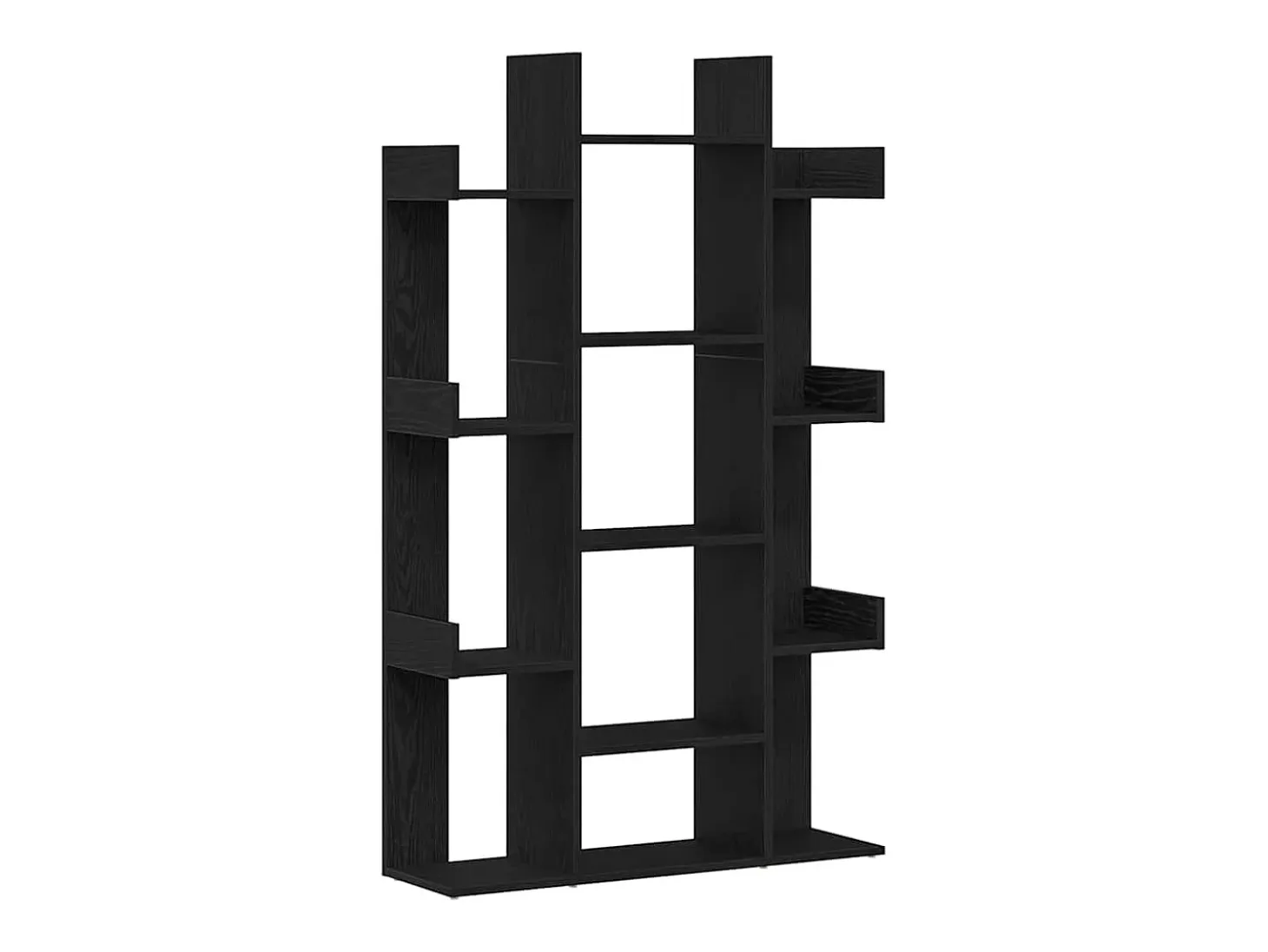 Estantería Roble negro 86 x 25.5 x 140 cm Madera contrachapada
