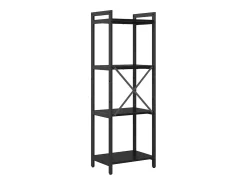 Estantería Roble negro 40 x 30 x 118 cm Madera contrachapada