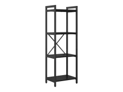 Estantería Roble negro 40 x 30 x 118 cm Madera contrachapada