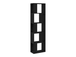 Estantería Roble negro 45 x 23.5 x 162.5 cm