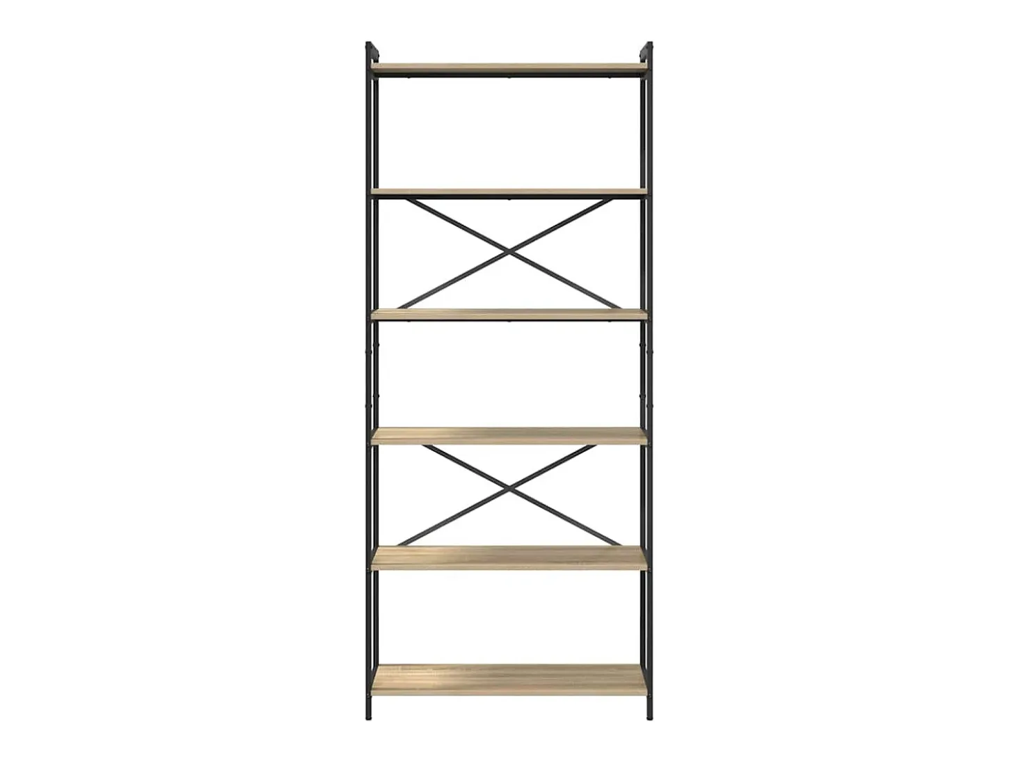 Estantería Roble Sonoma 80 x 30 x 188 cm Madera contrachapada