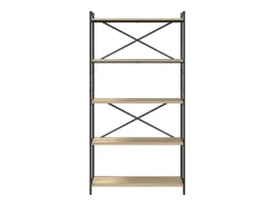 Estantería Roble Sonoma 80 x 30 x 153 cm Madera contrachapada