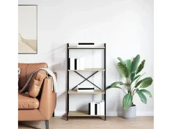 Estantería Roble Sonoma 60 x 30 x 118 cm Madera contrachapada