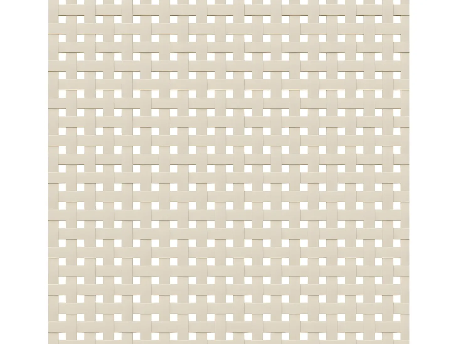 Estantería SENJA aspecto ratán madera pino blanco 90x35x130 cm