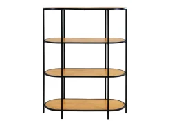 Estantería Vita, Marrón, 36x85x111 cm, Kendra Home