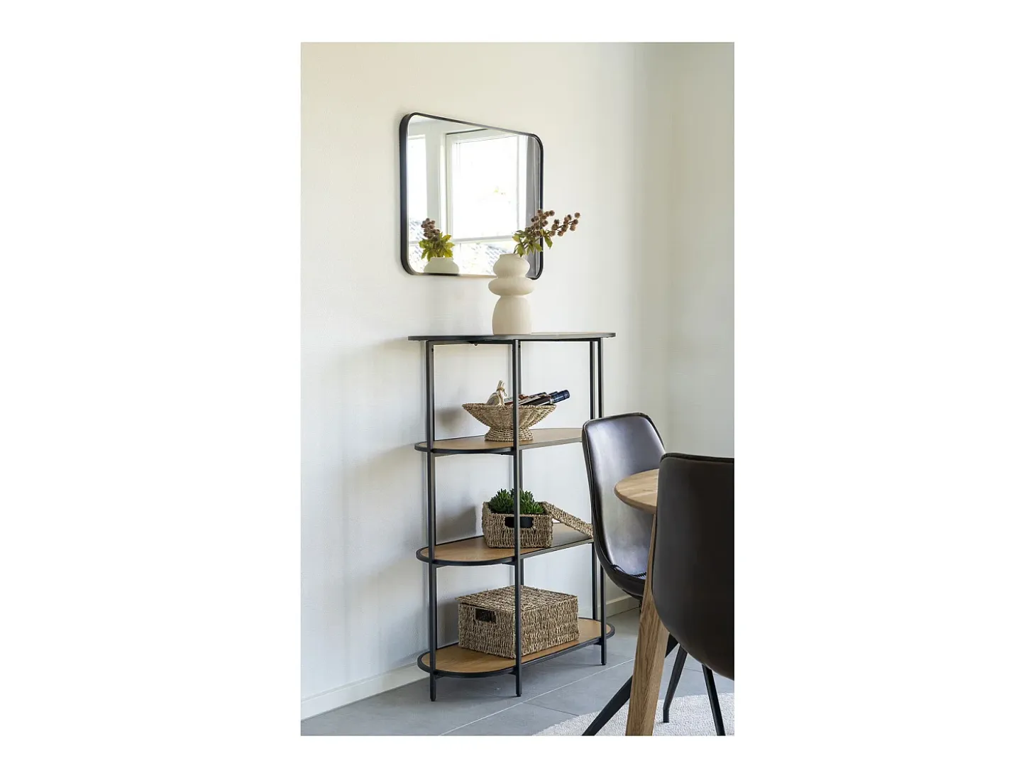 Estantería Vita, Marrón, 36x85x111 cm, Kendra Home
