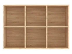 Estantería/Aparador contrachapada color roble 66x30x97,8 cm