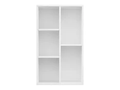 Estantería/Aparador madera contrachapada blanco 50x25x80 cm