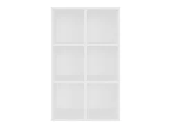 Estantería/Aparador madera contrachapada blanco 66x30x97,8 cm