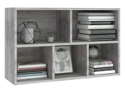 Estantería/Aparador madera contrachapada gris Sonoma 50x25x80cm
