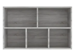 Estantería/Aparador madera contrachapada gris Sonoma 50x25x80cm