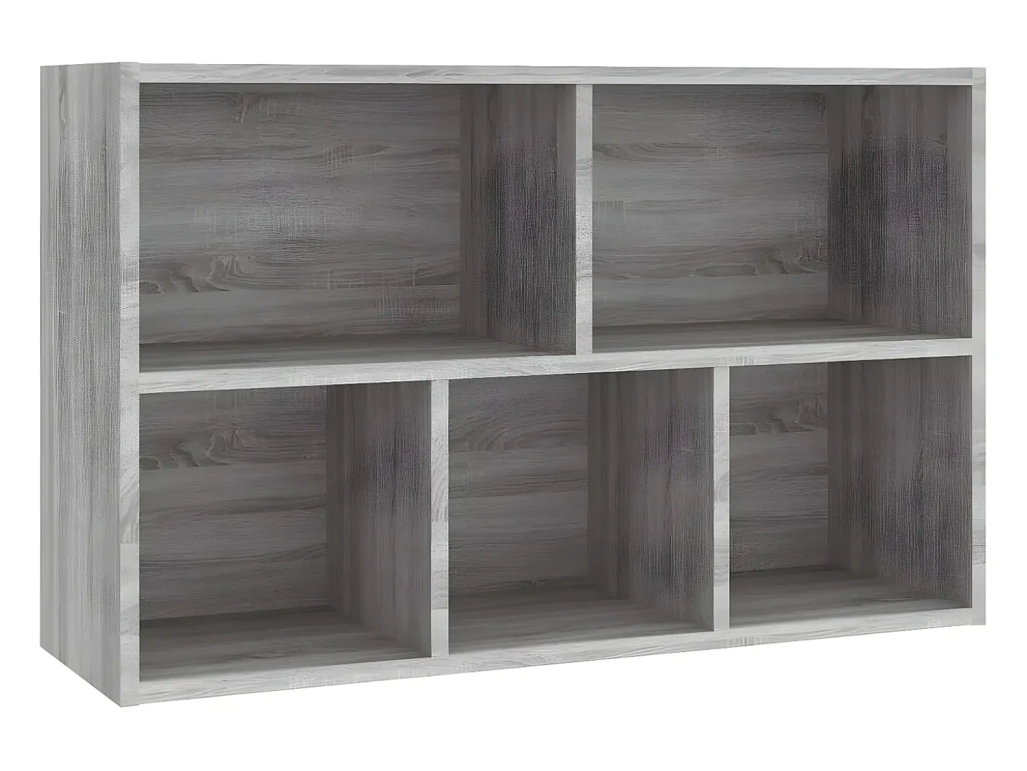 Estantería/Aparador madera contrachapada gris Sonoma 50x25x80cm