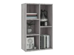 Estantería/Aparador madera contrachapada gris Sonoma 50x25x80cm