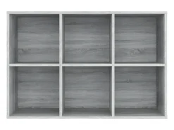 Estantería/Aparador madera contrachapada gris Sonoma 66x30x98cm