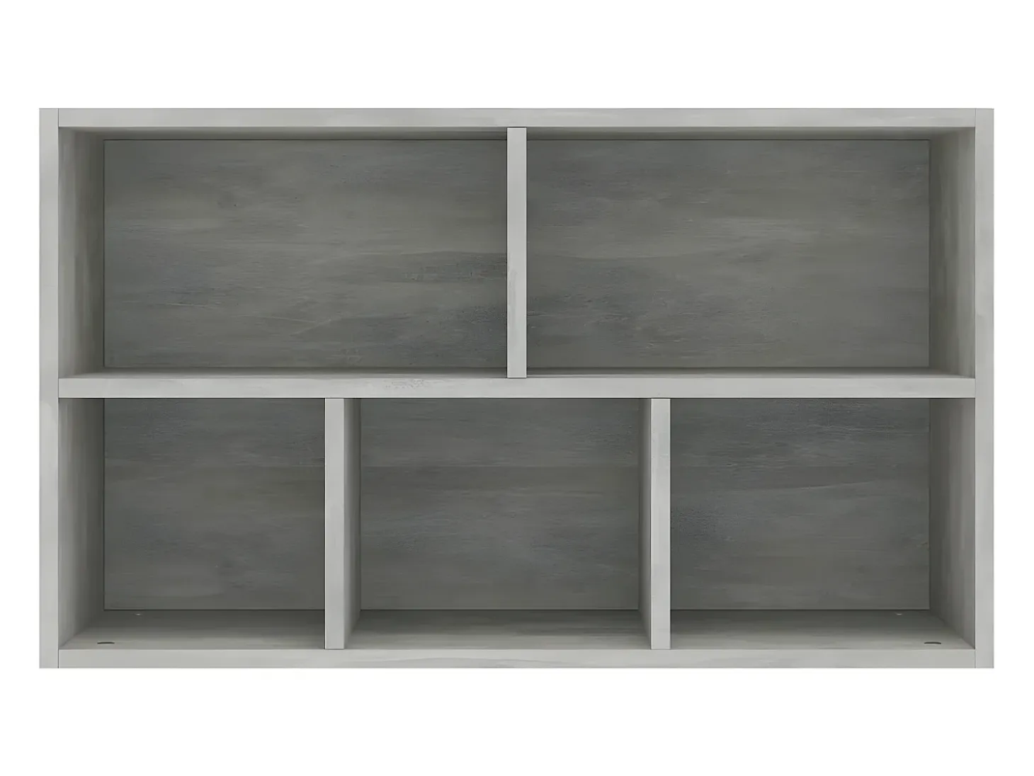 Estantería/Aparador madera contrachapada gris 50x25x80 cm