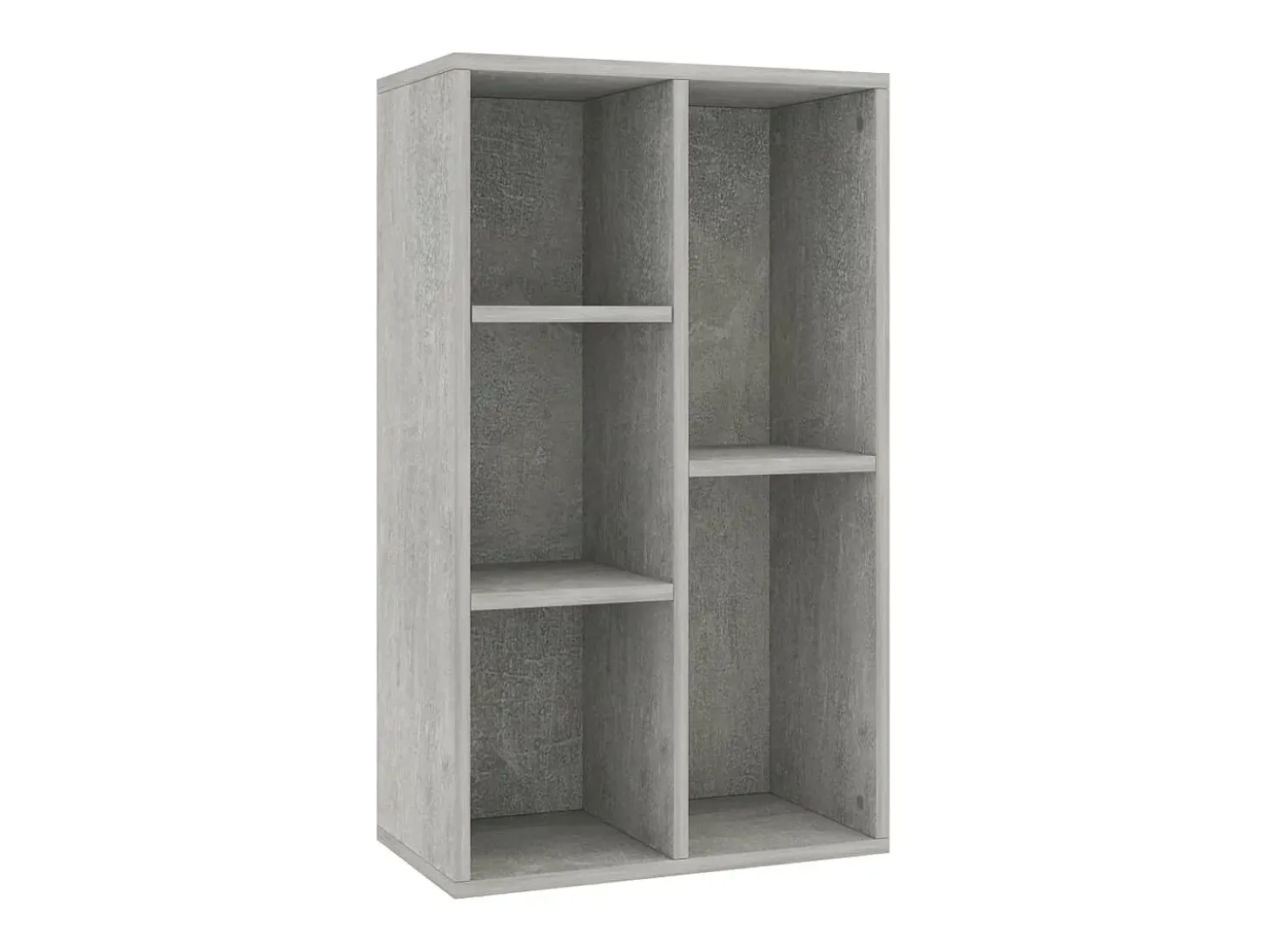 Estantería/Aparador madera contrachapada gris 50x25x80 cm