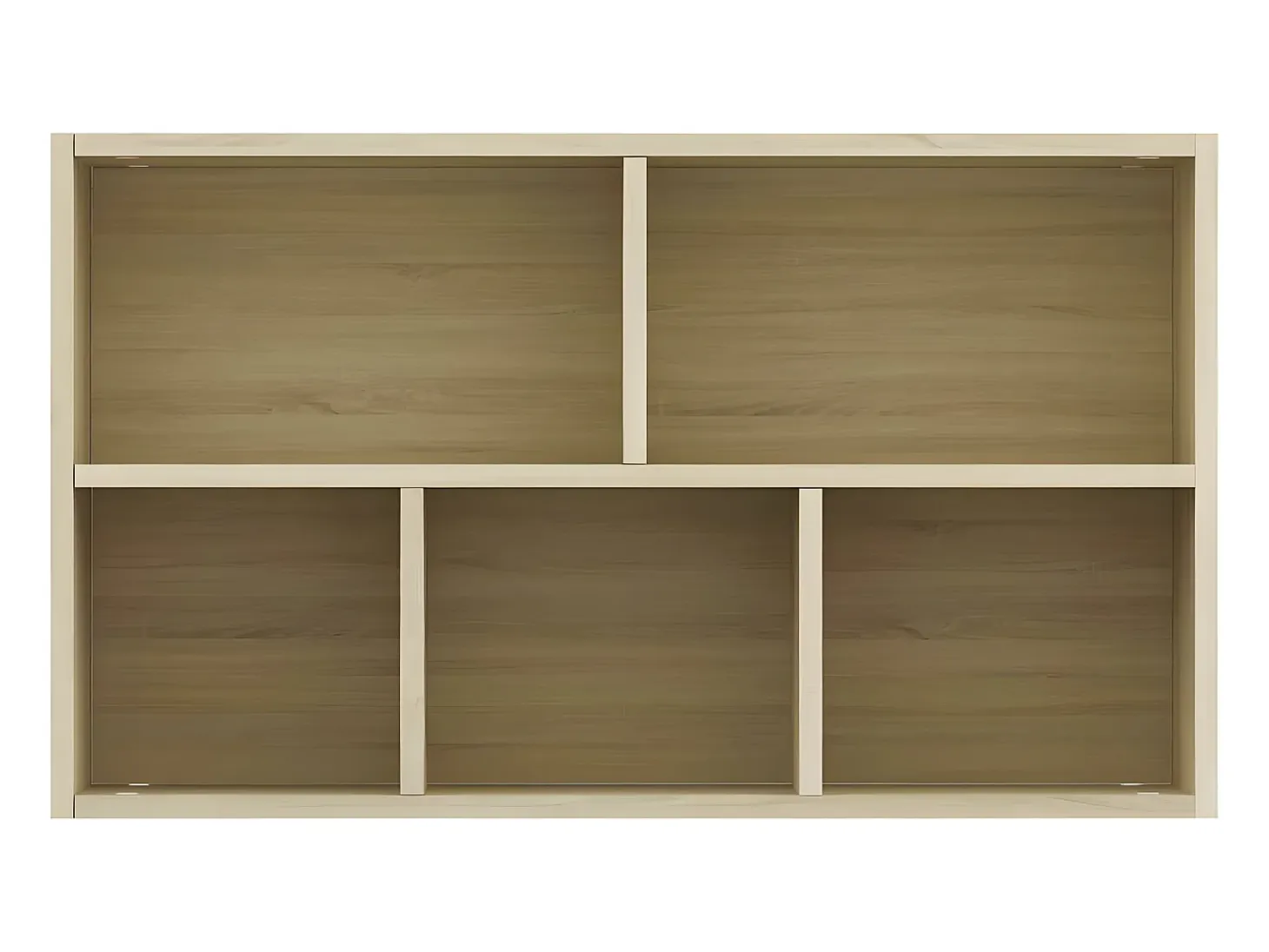 Estantería/Aparador madera contrachapada color roble 50x25x80cm