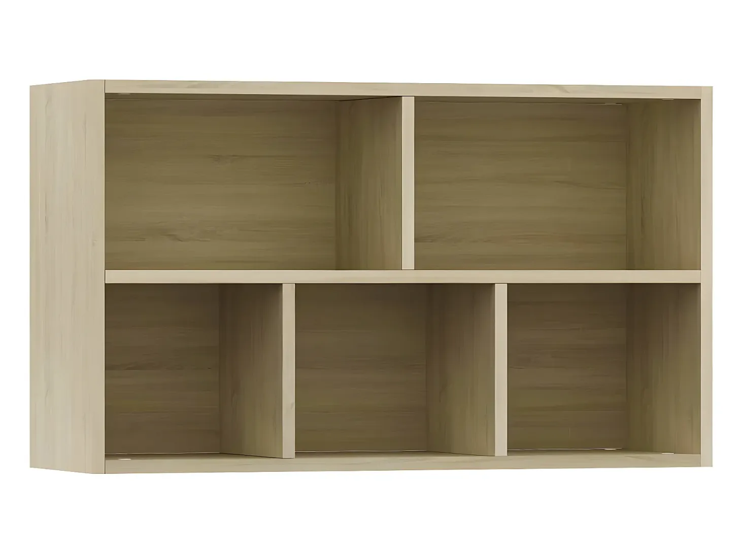Estantería/Aparador madera contrachapada color roble 50x25x80cm