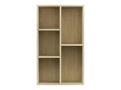 Estantería/Aparador madera contrachapada color roble 50x25x80cm