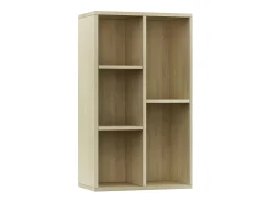 Estantería/Aparador madera contrachapada color roble 50x25x80cm