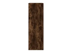 Estantería/Aparador madera contrachapada roble humo 50x25x80 cm