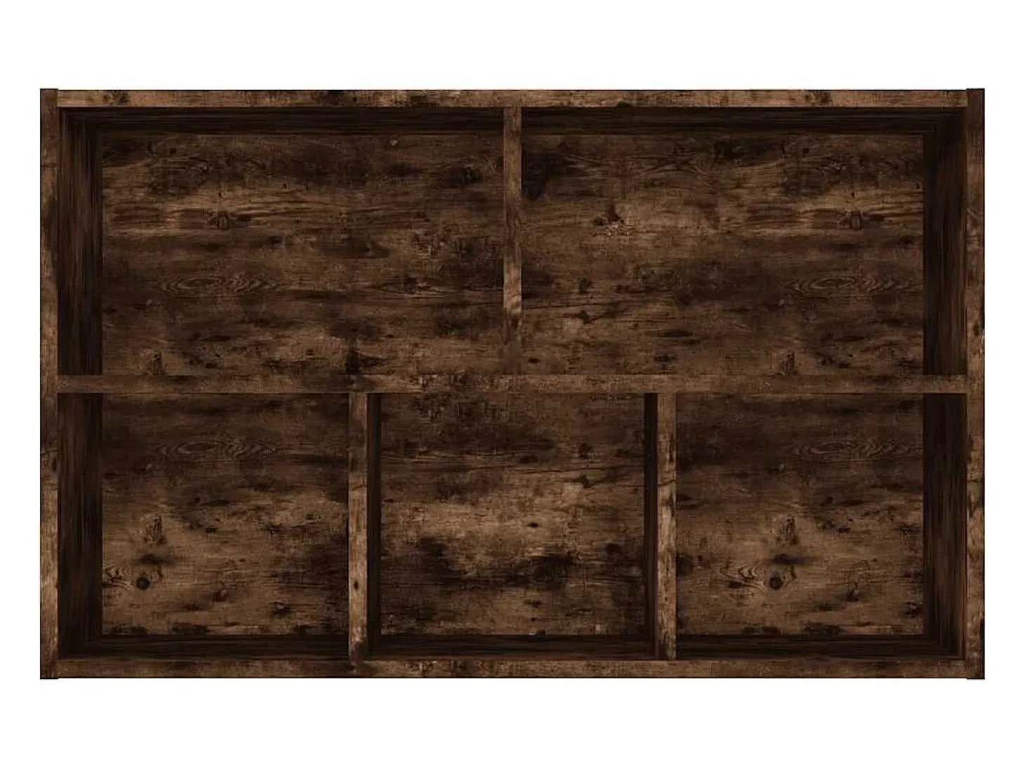Estantería/Aparador madera contrachapada roble humo 50x25x80 cm