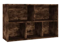 Estantería/Aparador madera contrachapada roble humo 50x25x80 cm