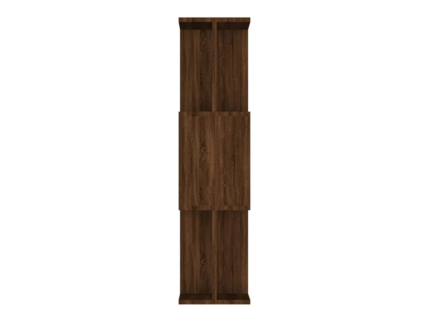 Estantería/Biombo madera contrachapada marrón roble 80x24x96 cm