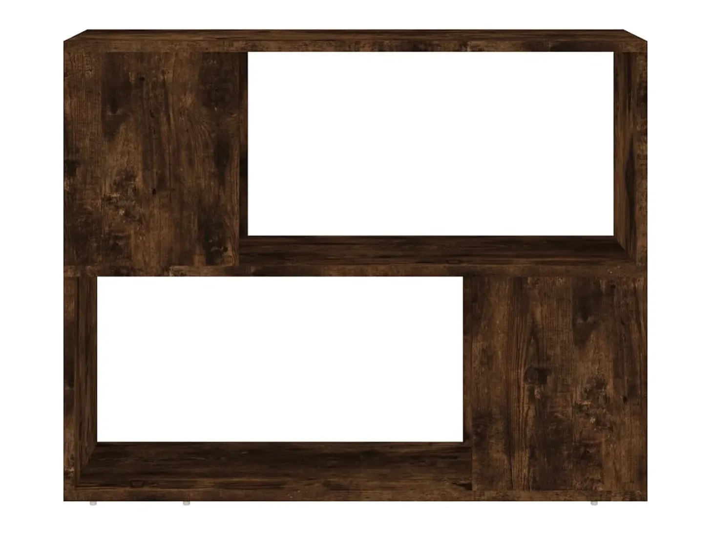 Estantería/divisor de espacios color roble ahumado 80x24x63 cm