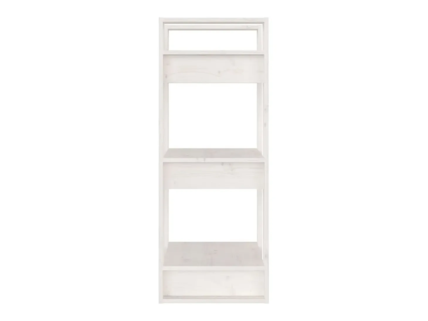 Estantería/divisor de espacios madera pino blanco 41x35x91 cm