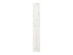 Estantería/divisor de espacios madera pino blanco 60x30x199,5cm