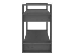 Estantería/divisor de espacios madera pino gris 80x35x56,5 cm