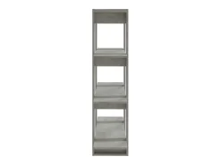 Estantería/divisor de espacios gris hormigón 100x30x123,5 cm