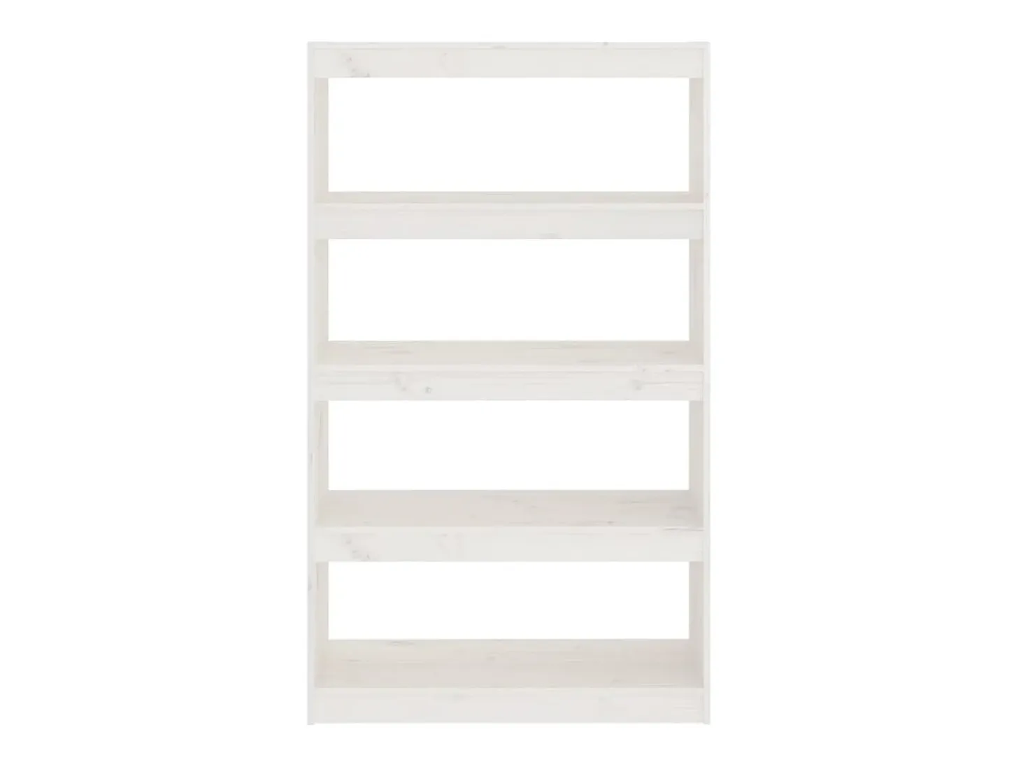Estantería/divisor de espacios madera pino blanco 80x30x135,5cm
