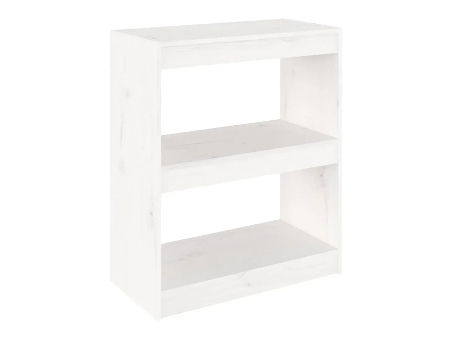 Estantería/divisor de espacios madera pino blanco 60x30x71,5 cm