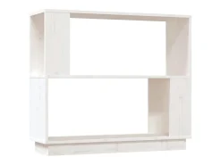 Estantería/divisor de espacios madera de pino blanco 80x25x70cm