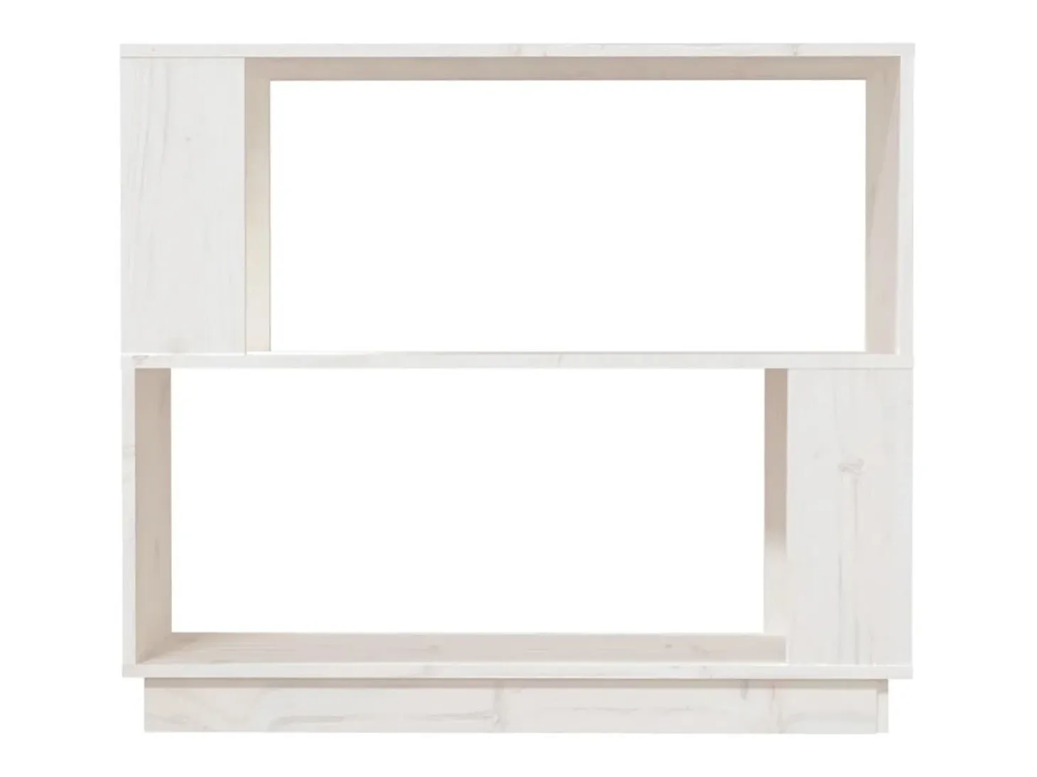 Estantería/divisor de espacios madera de pino blanco 80x25x70cm