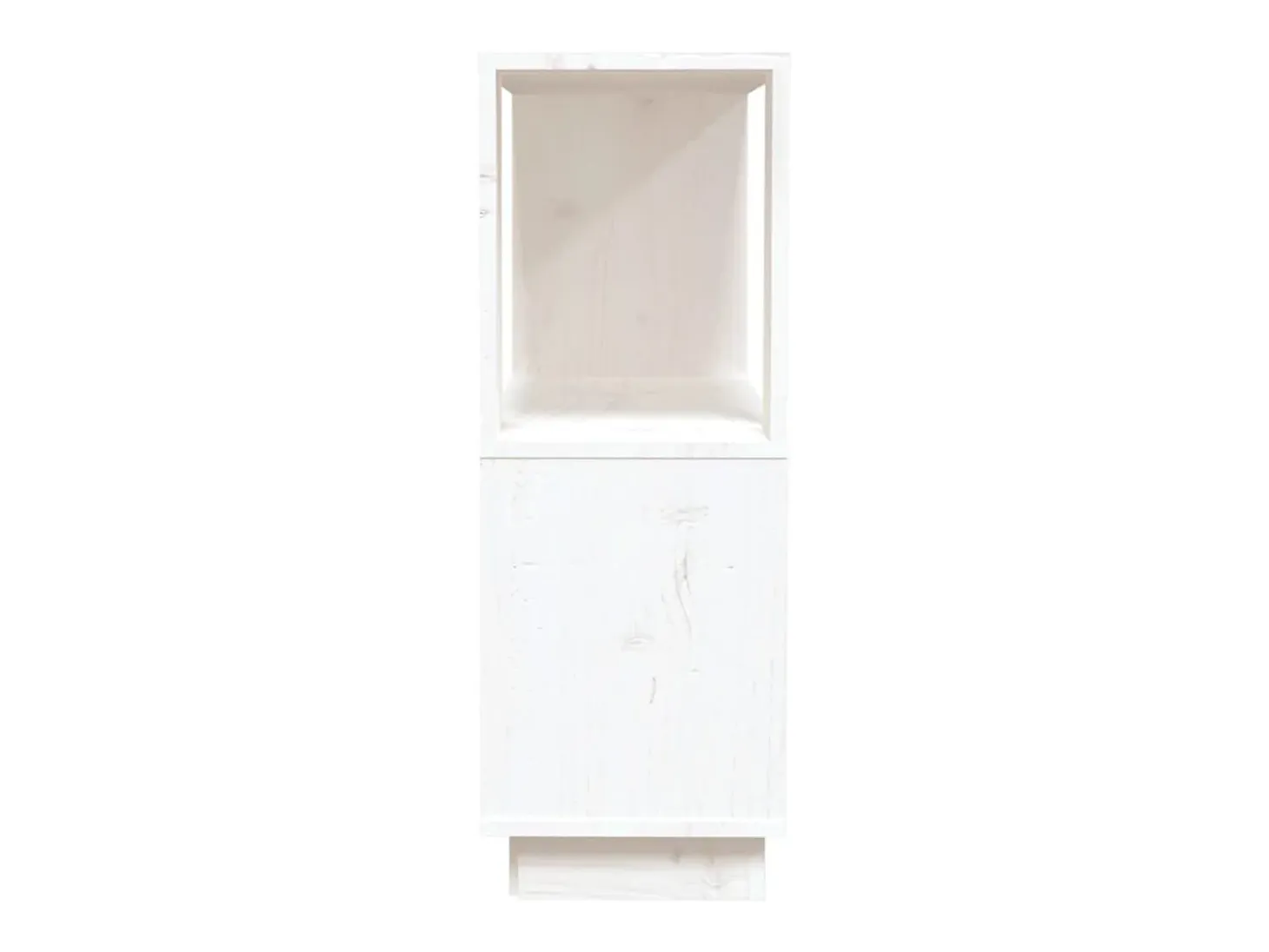Estantería/divisor de espacios madera de pino blanco 80x25x70cm