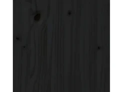 Estantería/divisor de espacios madera pino negro 80x35x125 cm
