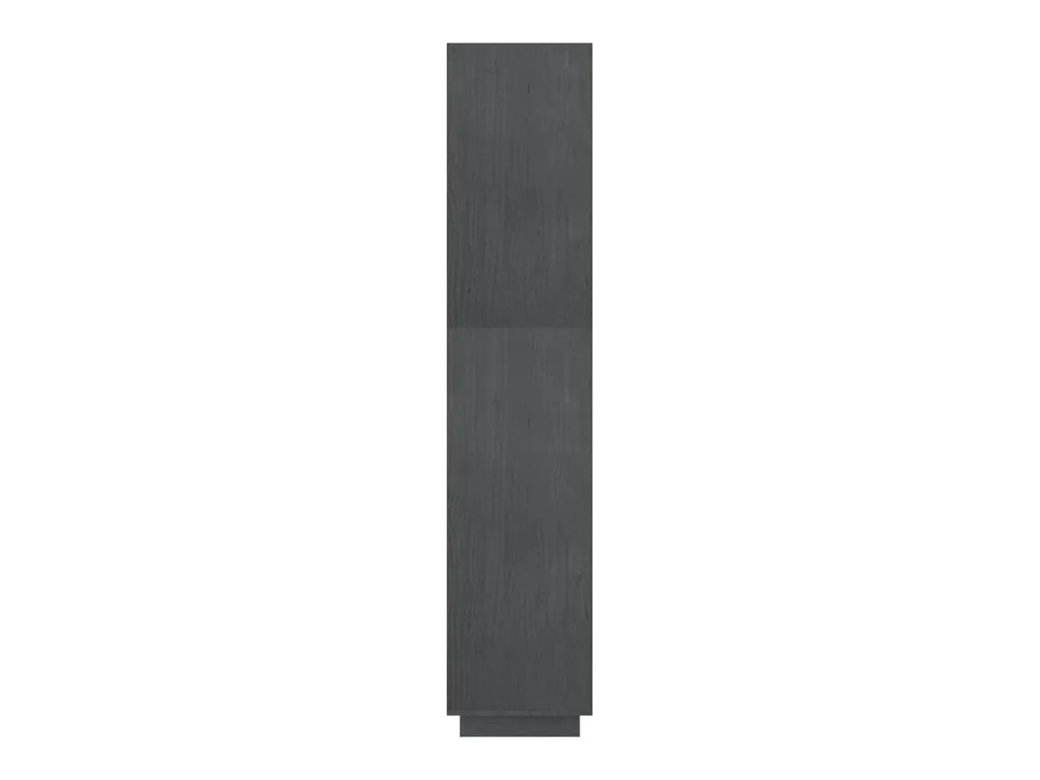 Estantería/divisor de espacios madera de pino gris 60x35x167 cm