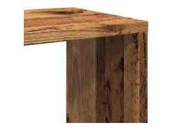 Estantería/divisor de espacios madera envejecida 80x24x63 cm