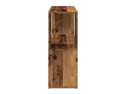 Estantería/divisor de espacios madera envejecida 80x24x63 cm