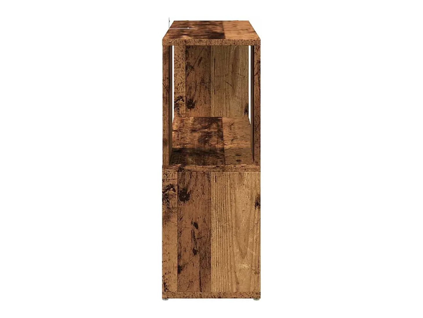 Estantería/divisor de espacios madera envejecida 80x24x63 cm