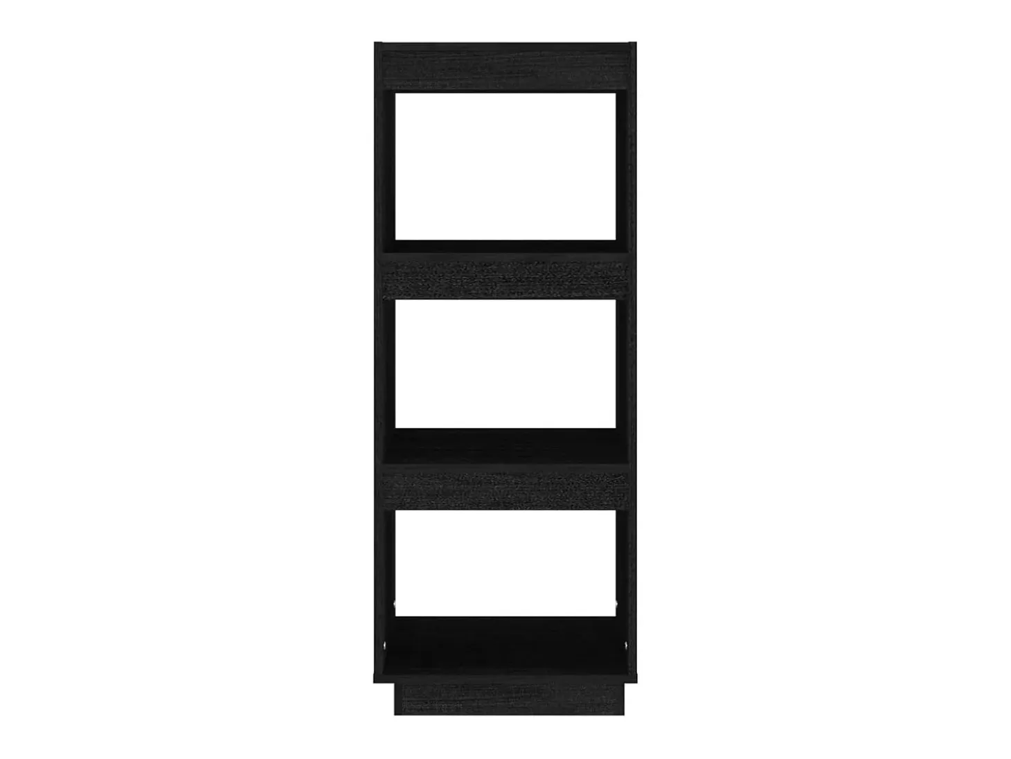 Estantería/divisor de espacios madera pino negro 40x35x103 cm