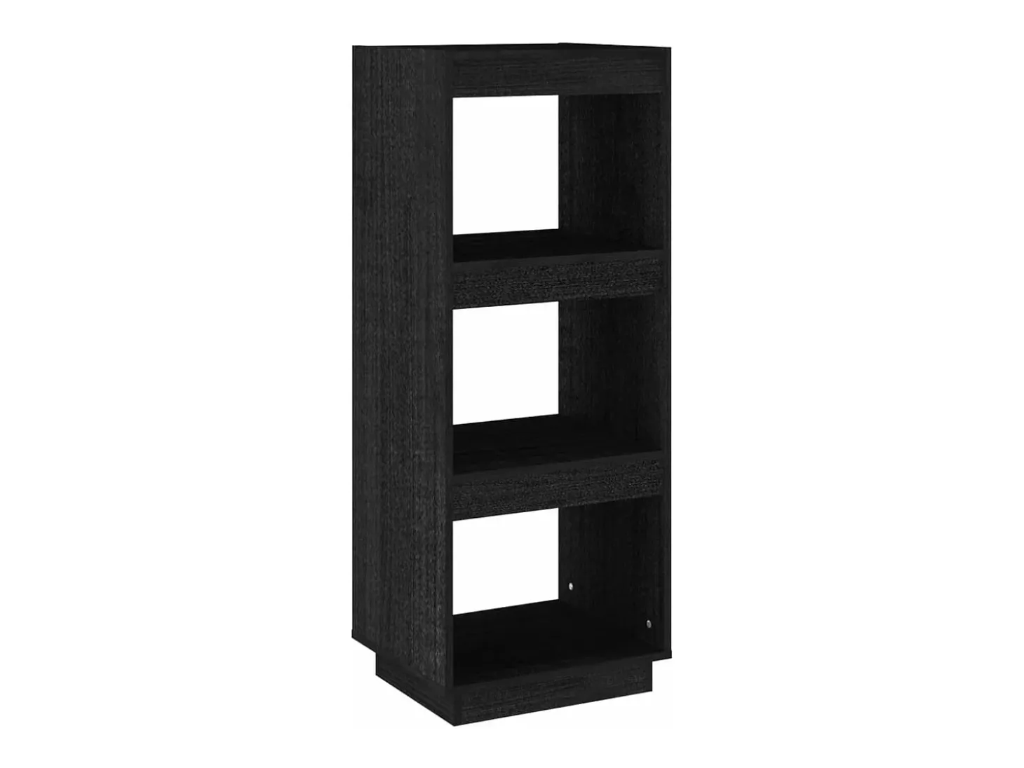 Estantería/divisor de espacios madera pino negro 40x35x103 cm