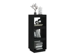 Estantería/divisor de espacios madera pino negro 40x35x103 cm