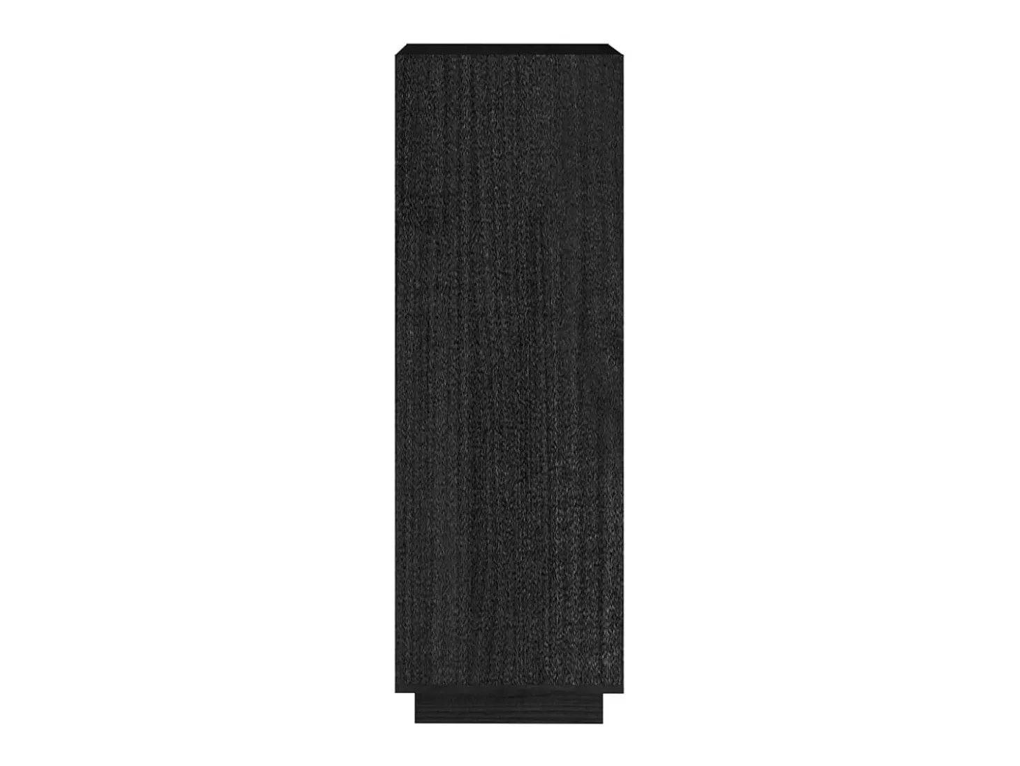 Estantería/divisor de espacios madera pino negro 40x35x103 cm